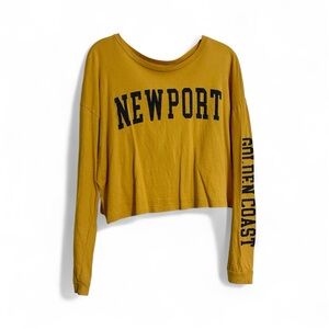 Newport Golden Coast Mustard Long Sleeve Top